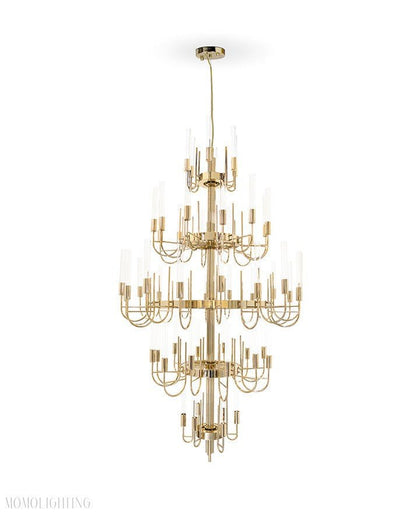 Luxury Gala 52 Light Crystal Modern Chandelier-Nobipets