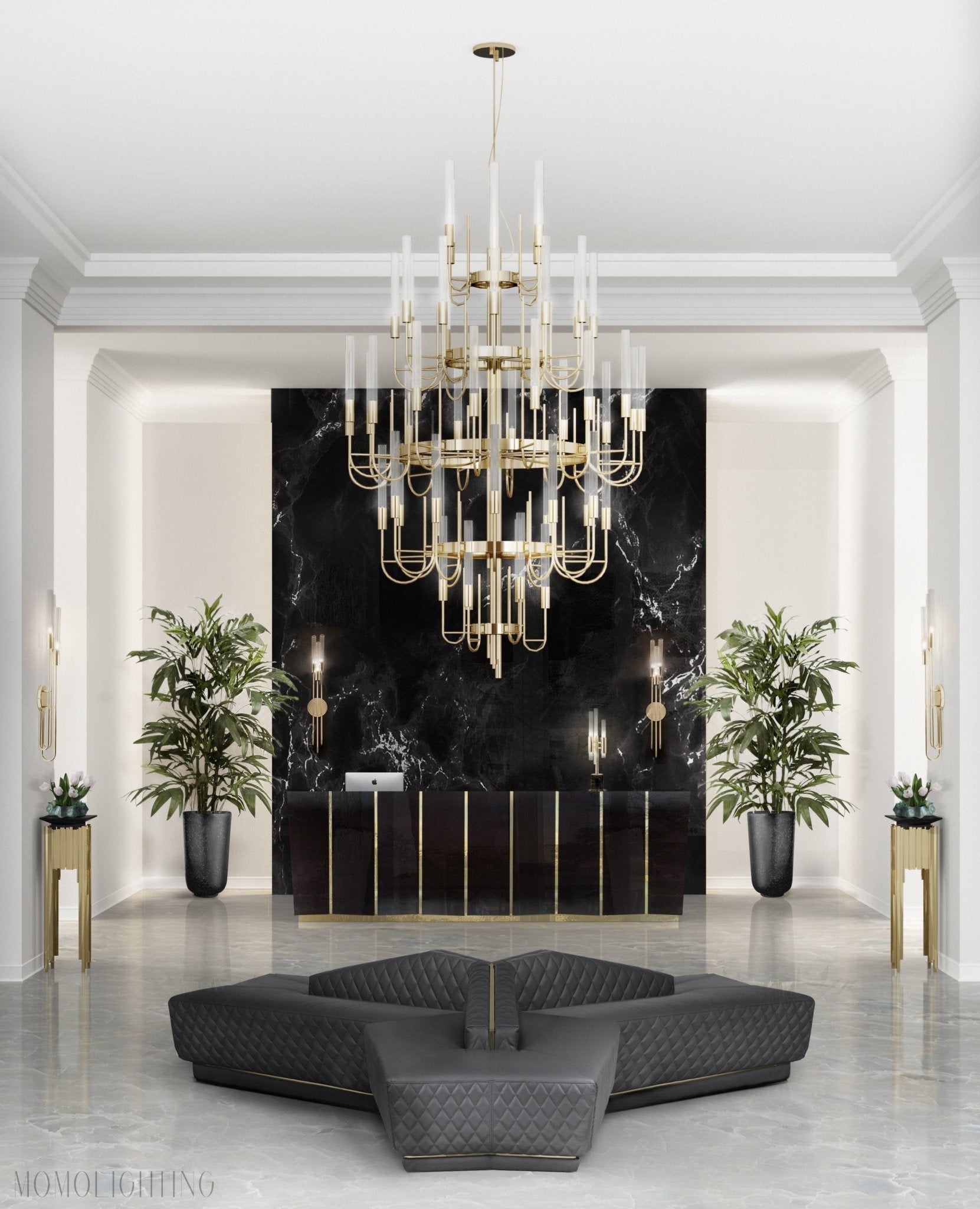 Luxury Gala 52 Light Crystal Modern Chandelier-Nobipets