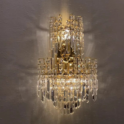 Luxury Hotel Hallway Ceiling Lighting Fixture Large Round Crystal Chandelier For Foyer Living Room Staircase-Nobipets
