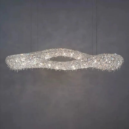 Luxury Infinity Crystal Chandelier for Living/Dining Room-Nobipets