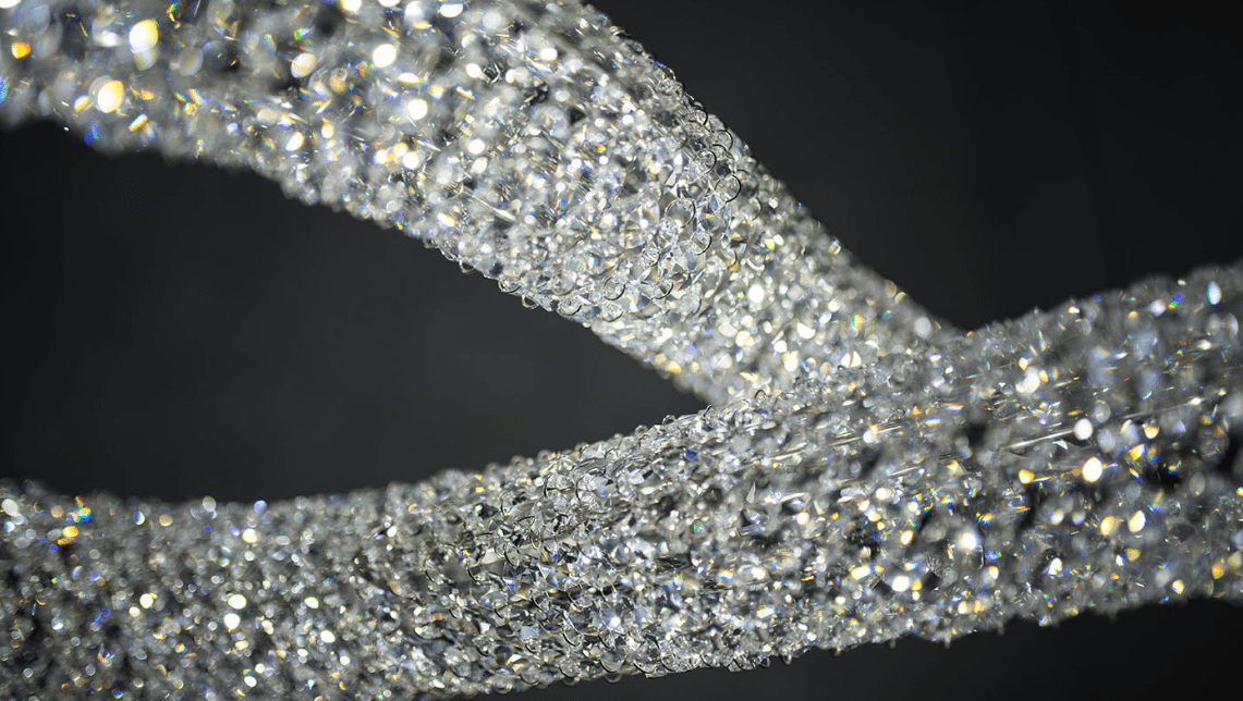 Luxury Infinity Crystal Chandelier for Living/Dining Room-Nobipets