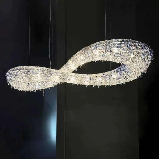 Luxury Infinity Crystal Chandelier for Living/Dining Room-Nobipets