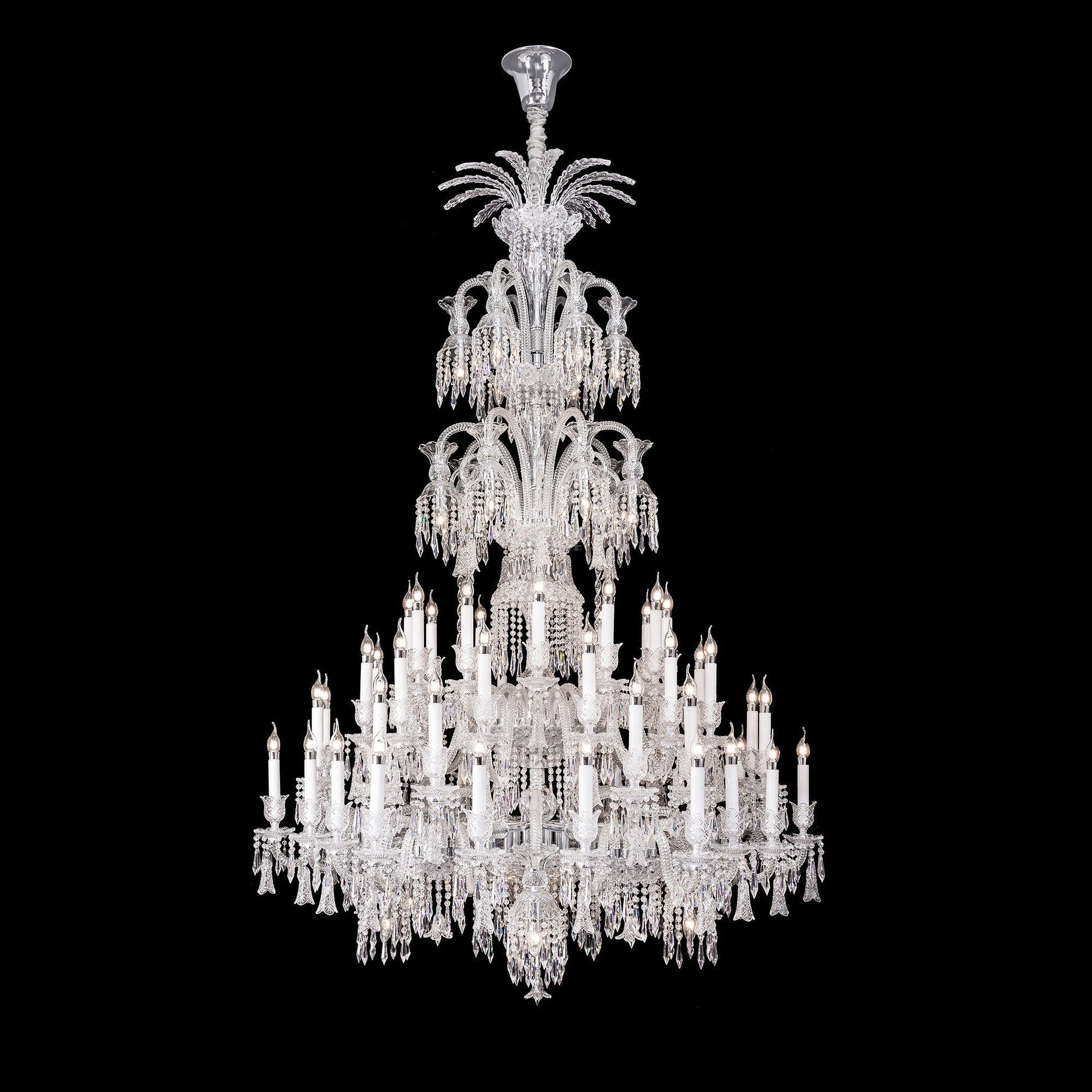 Luxury Large Multi Candles Chandelier Islam Crystal Ceiling Lighting Fixture For Living Room/ Hall Decoration-Nobipets