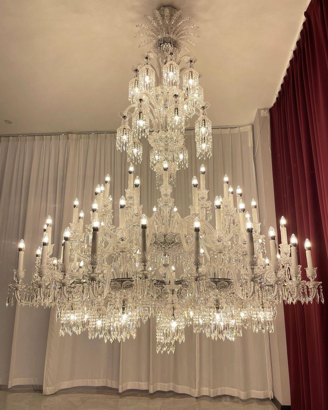 Luxury Large Multi Candles Chandelier Islam Crystal Ceiling Lighting Fixture For Living Room/ Hall Decoration-Nobipets