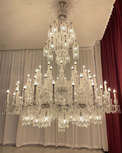 Luxury Large Multi Candles Chandelier Islam Crystal Ceiling Lighting Fixture For Living Room/ Hall Decoration-Nobipets