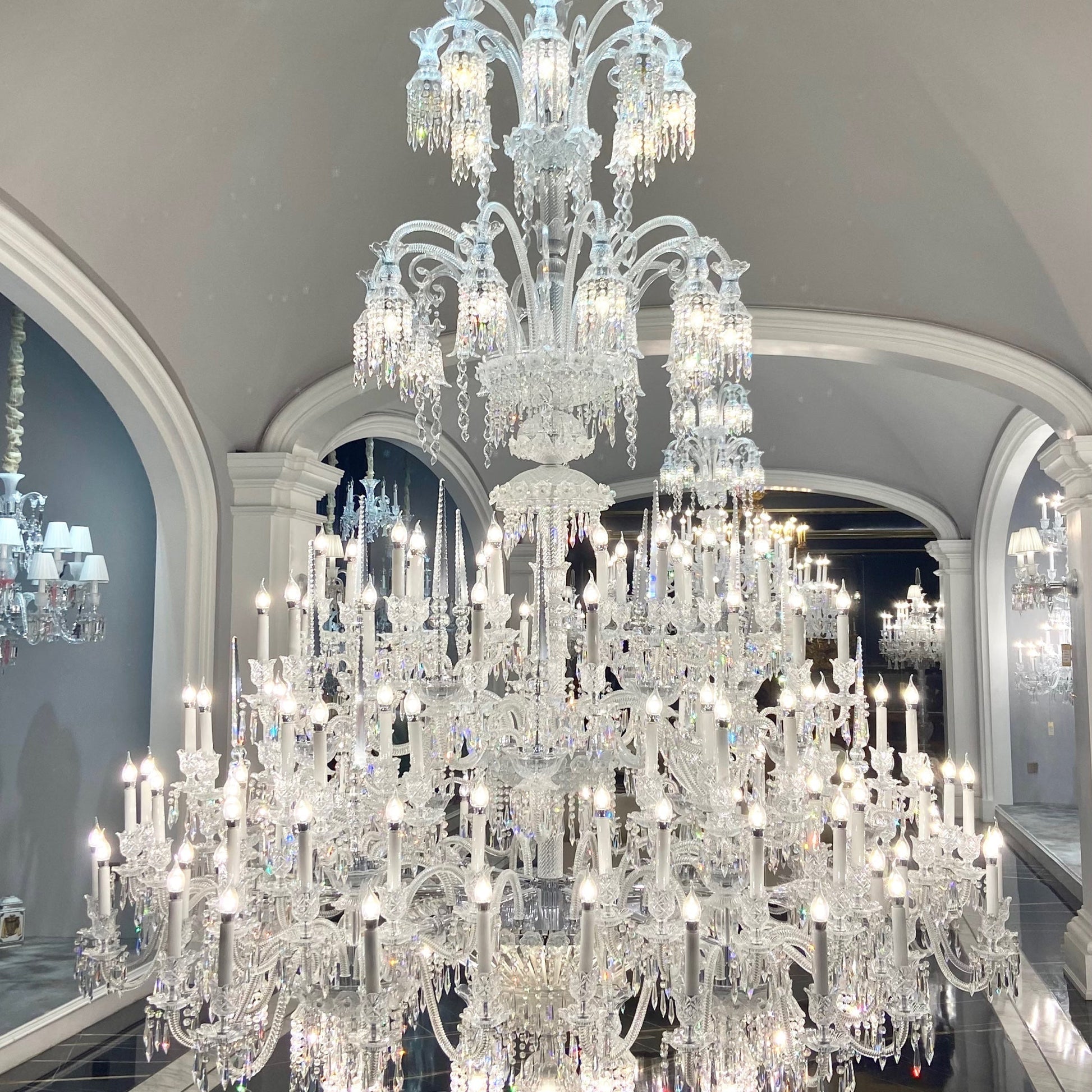 Luxury Large Multi Candles Chandelier Islam Crystal Ceiling Lighting Fixture For Living Room/ Hall Decoration-Nobipets