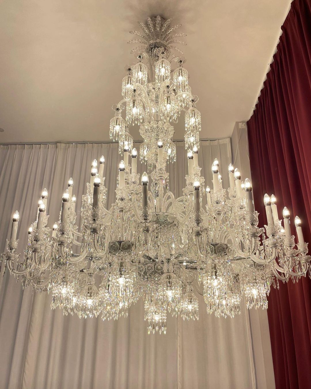 Luxury Large Multi Candles Chandelier Islam Crystal Ceiling Lighting Fixture For Living Room/ Hall Decoration-Nobipets