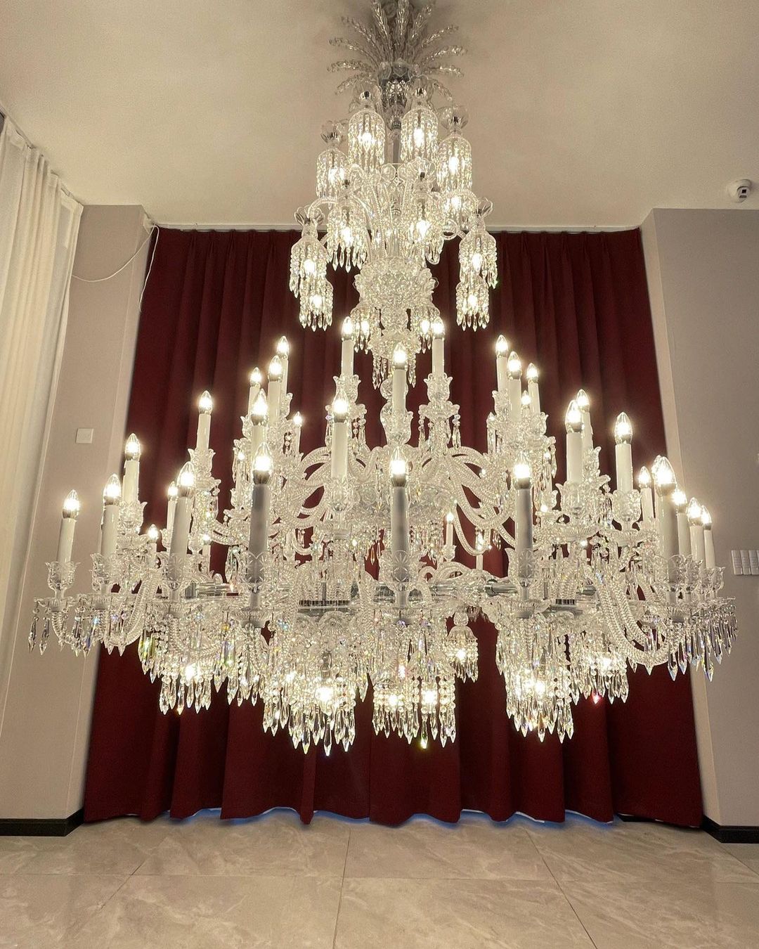 Luxury Large Multi Candles Chandelier Islam Crystal Ceiling Lighting Fixture For Living Room/ Hall Decoration-Nobipets