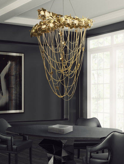 Luxury McQueen 11 Light Crystal Modern Chandelier-Nobipets
