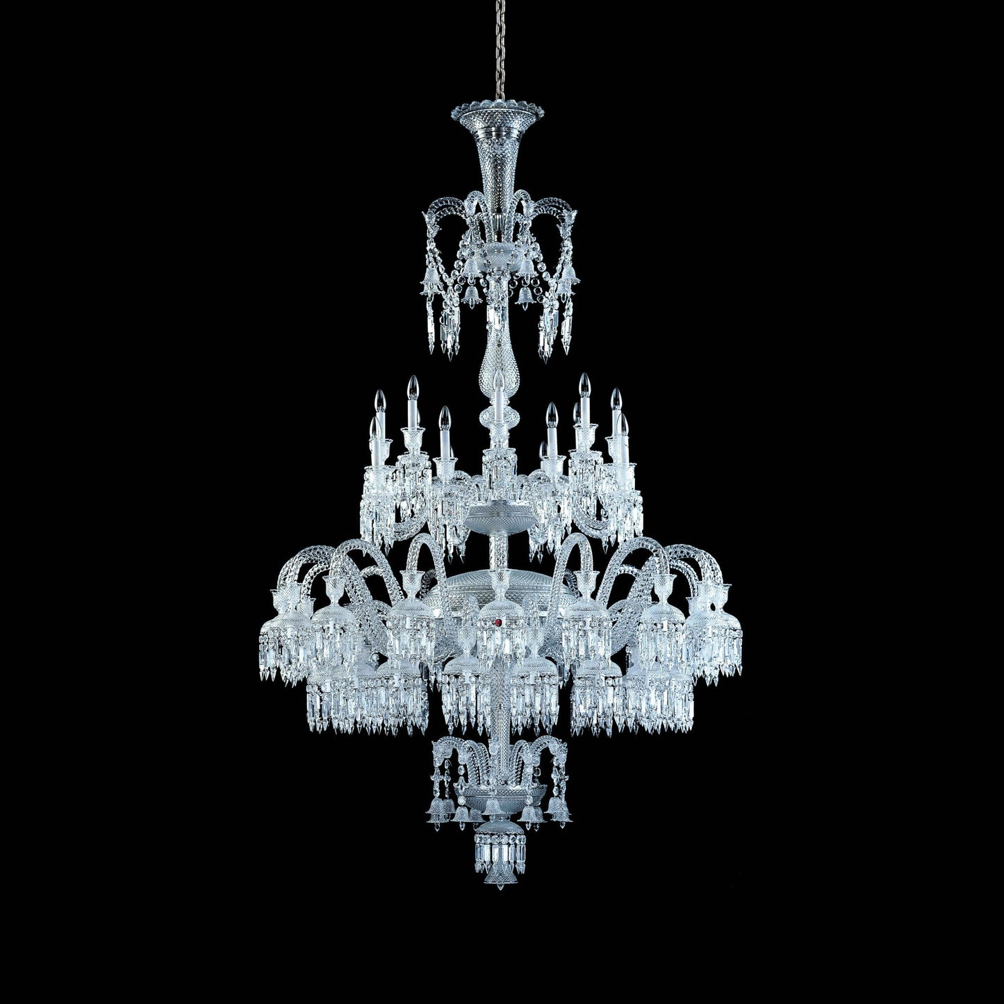 Luxury Royal Large Multi-layers Candle Crystal Chandelier For Living Room/Hall Decoration-Nobipets