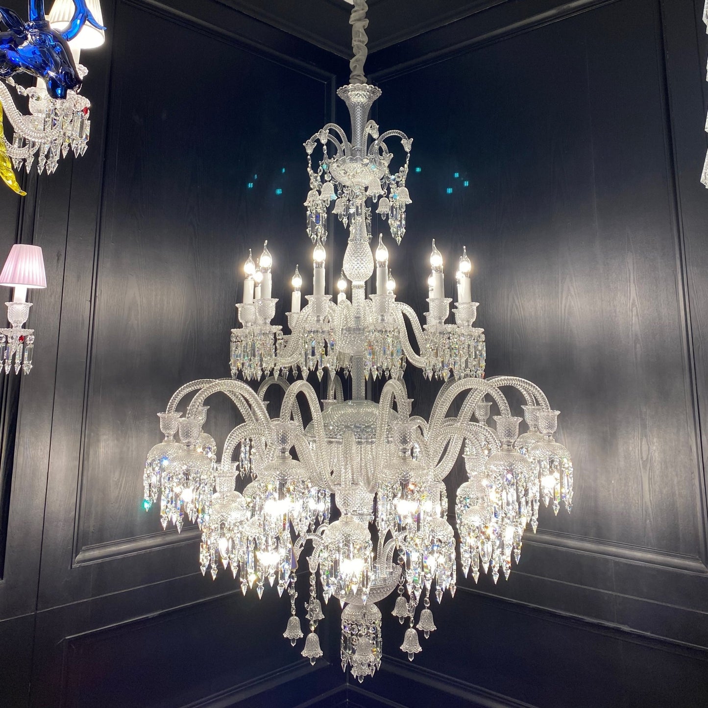 Luxury Royal Large Multi-layers Candle Crystal Chandelier For Living Room/Hall Decoration-Nobipets