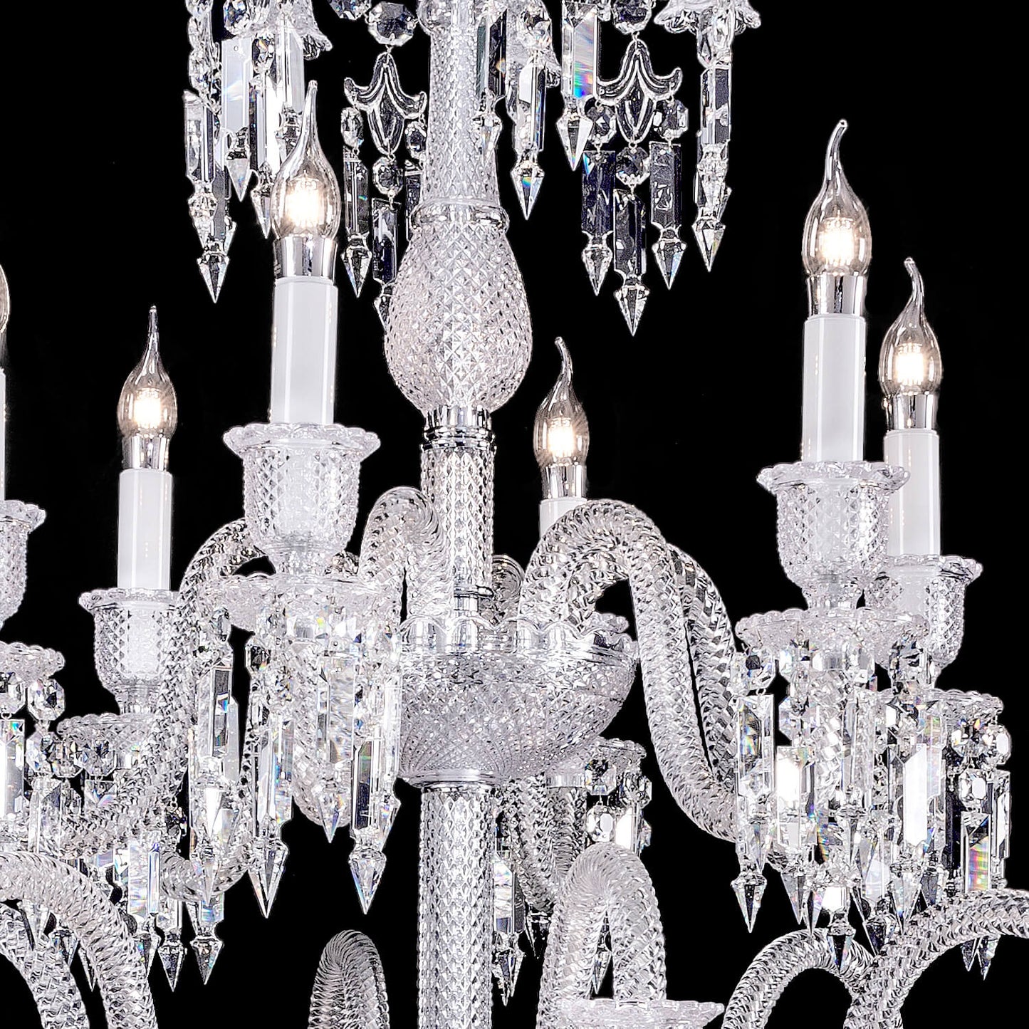 Luxury Solstice Baccarat Crystal Chandelier-Nobipets