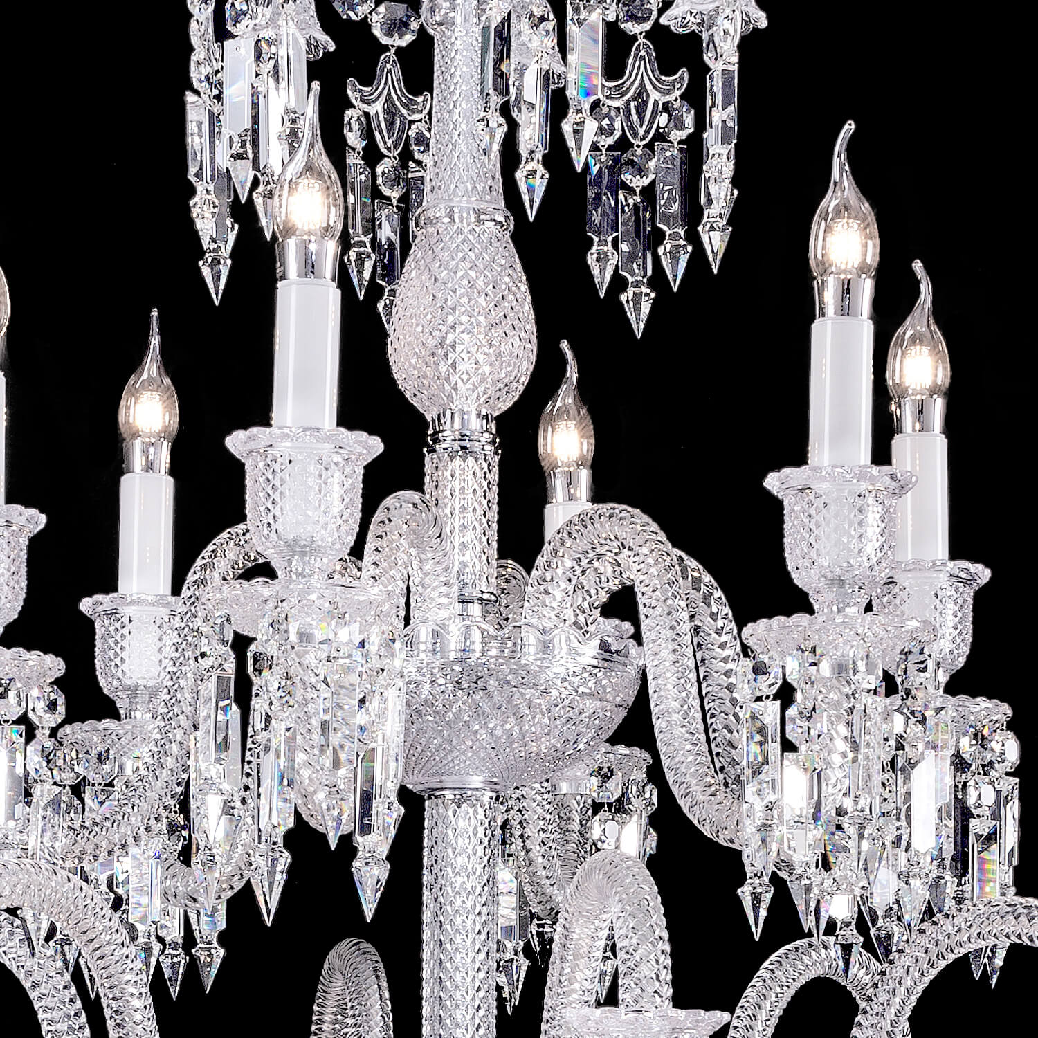 Luxury Solstice Baccarat Crystal Chandelier-Nobipets