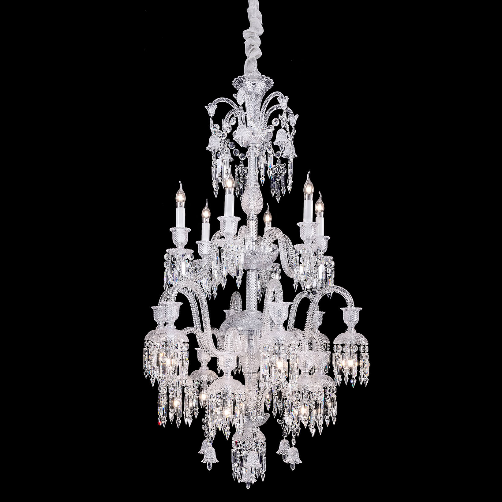 Luxury Solstice Baccarat Crystal Chandelier-Nobipets