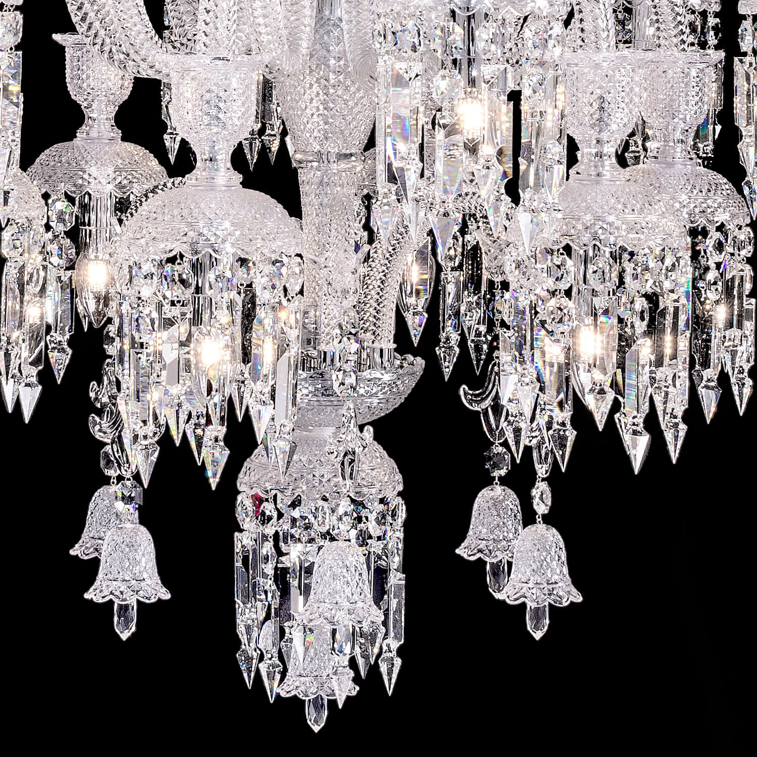 Luxury Solstice Baccarat Crystal Chandelier-Nobipets