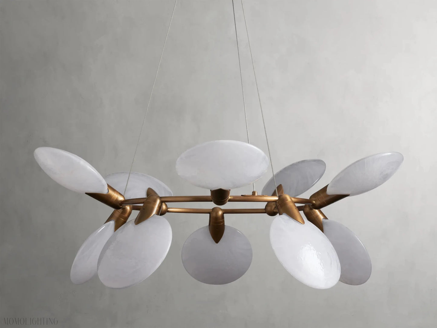 Lyla Halo Chandelier-Nobipets