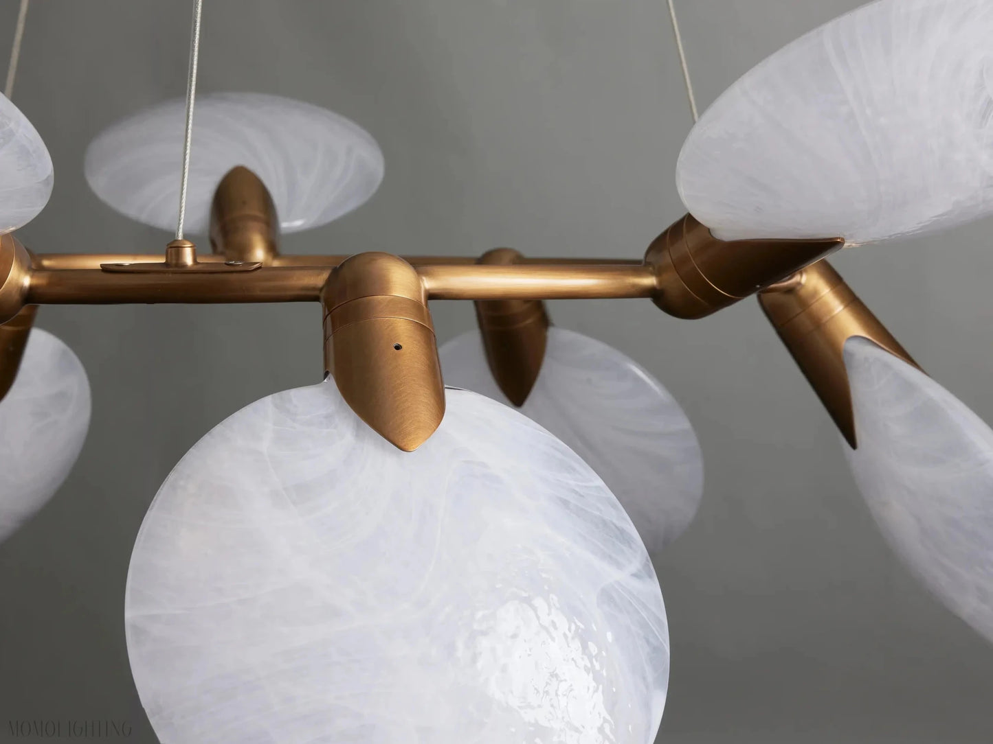 Lyla Halo Chandelier-Nobipets