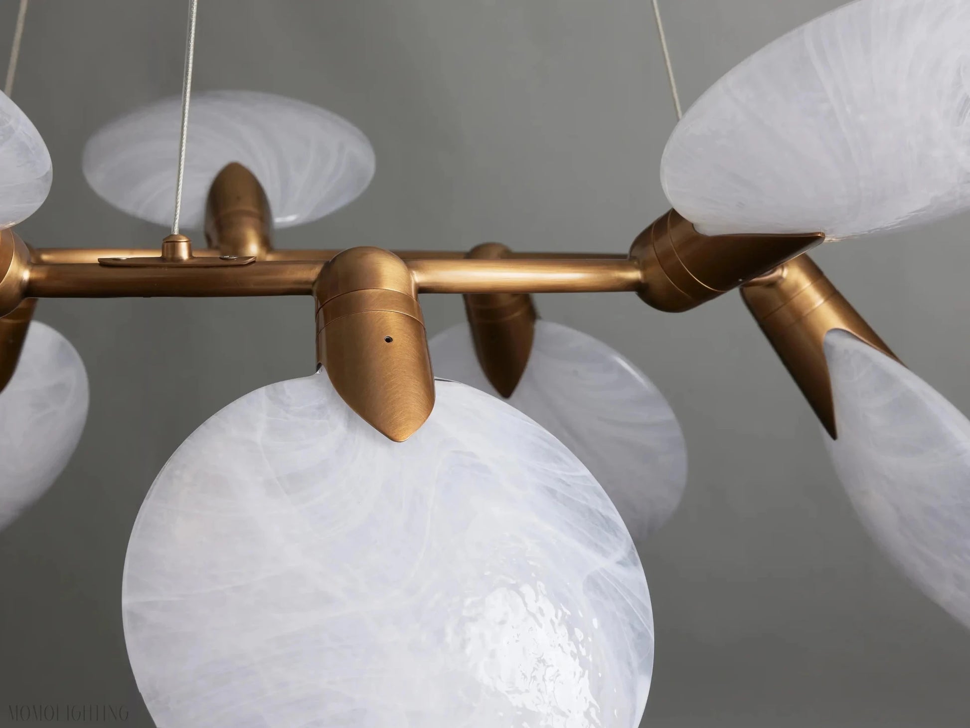 Lyla Halo Chandelier-Nobipets