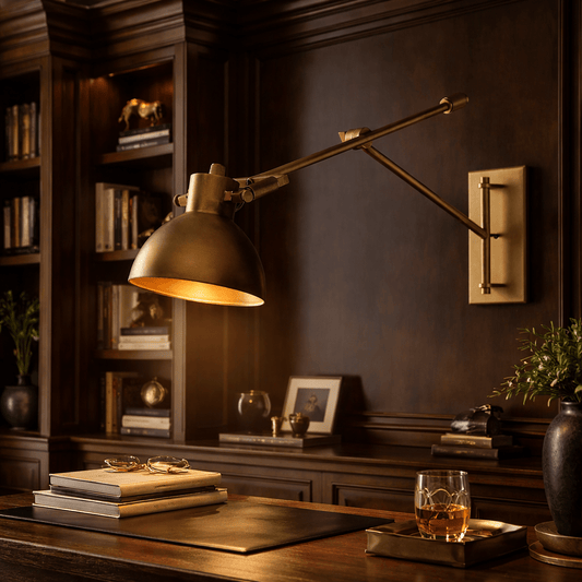 Machinise Swing-Arm Task Sconce