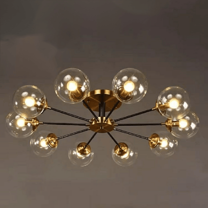 Magic Bean Molecular Chandelier Living Room Ceiling Light Modern Glass Ball Lamp-Nobipets