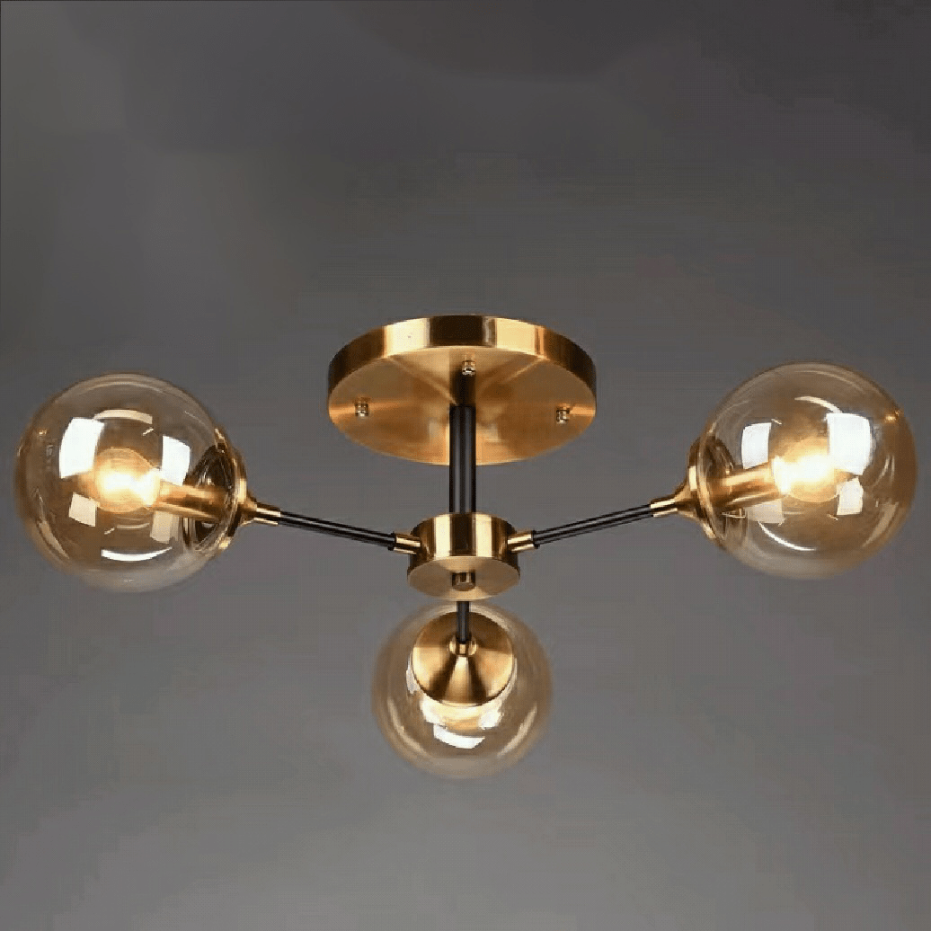 Magic Bean Molecular Chandelier Living Room Ceiling Light Modern Glass Ball Lamp-Nobipets