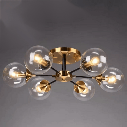 Magic Bean Molecular Chandelier Living Room Ceiling Light Modern Glass Ball Lamp-Nobipets