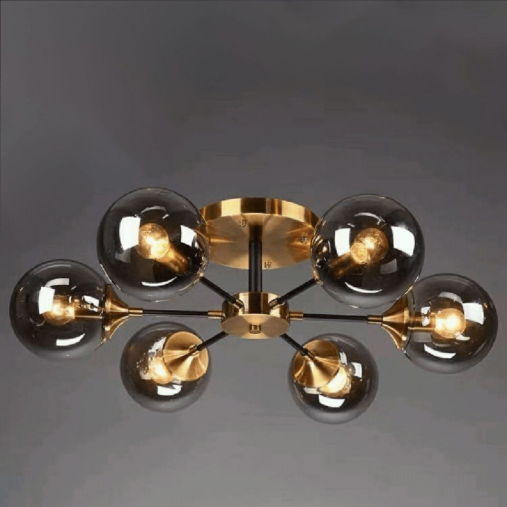 Magic Bean Molecular Chandelier Living Room Ceiling Light Modern Glass Ball Lamp-Nobipets