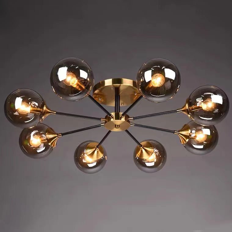 Magic Bean Molecular Chandelier Living Room Ceiling Light Modern Glass Ball Lamp-Nobipets