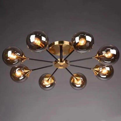 Magic Bean Molecular Chandelier Living Room Ceiling Light Modern Glass Ball Lamp-Nobipets