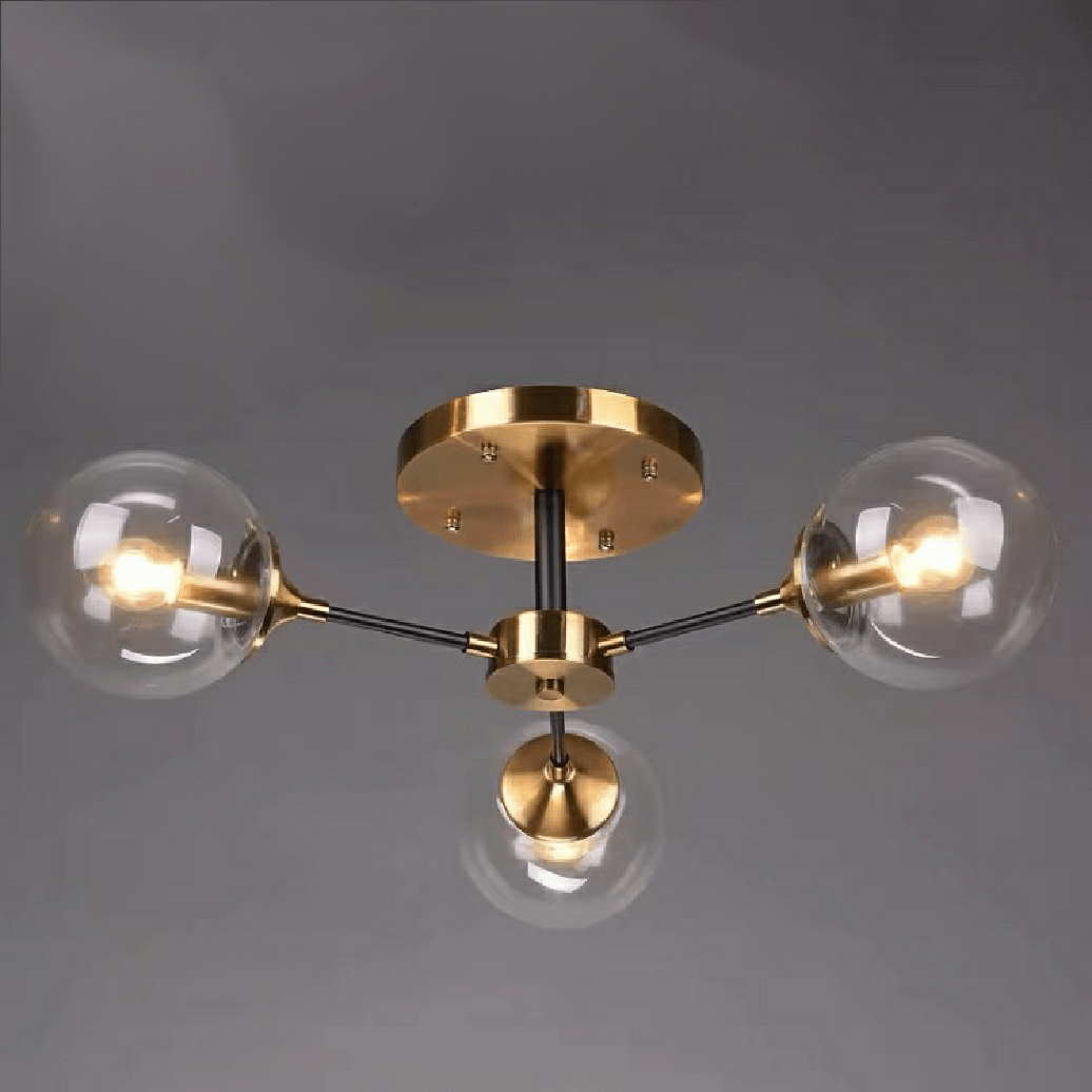Magic Bean Molecular Chandelier Living Room Ceiling Light Modern Glass Ball Lamp-Nobipets