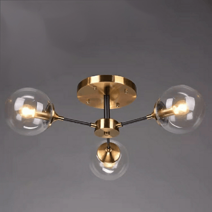Magic Bean Molecular Chandelier Living Room Ceiling Light Modern Glass Ball Lamp-Nobipets