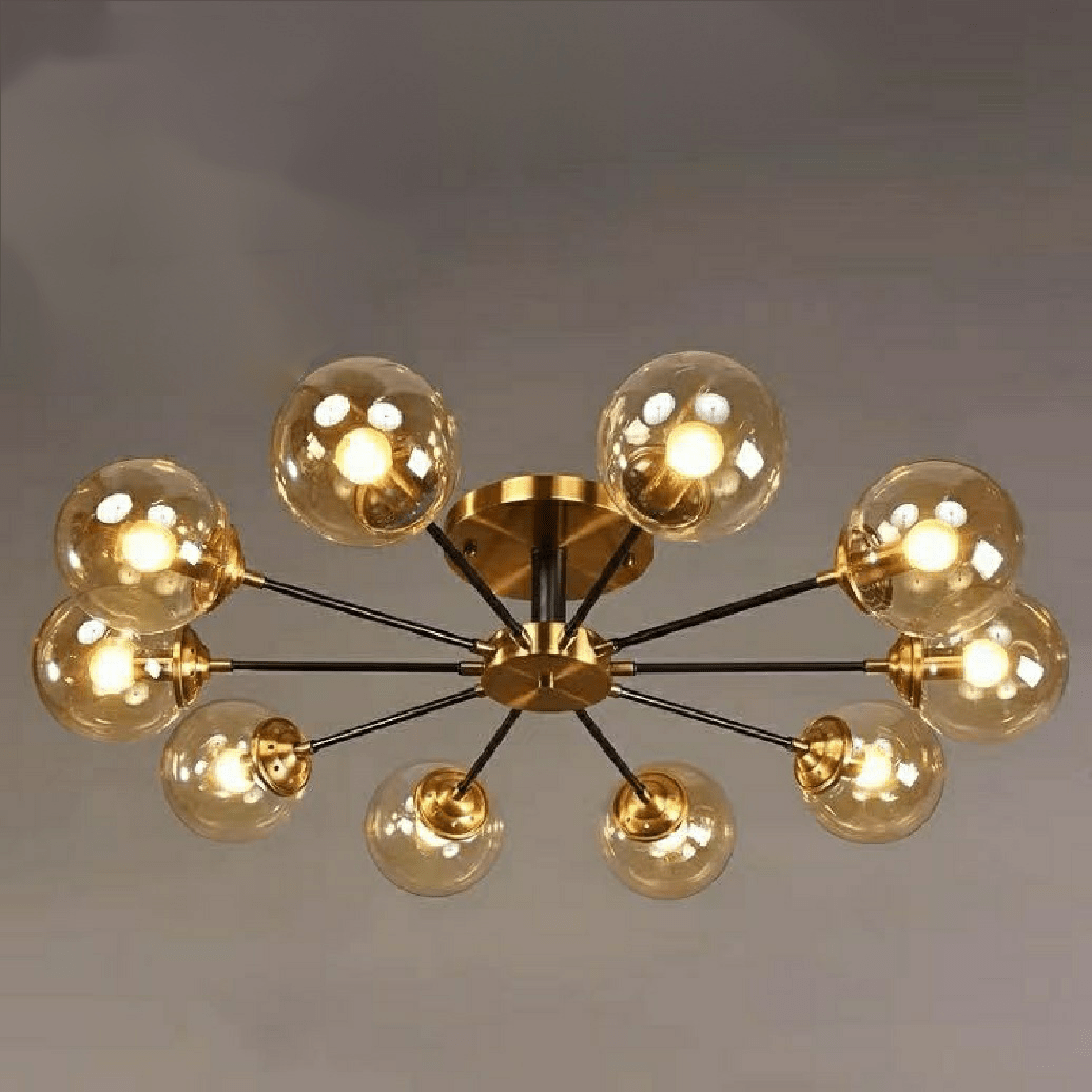 Magic Bean Molecular Chandelier Living Room Ceiling Light Modern Glass Ball Lamp-Nobipets
