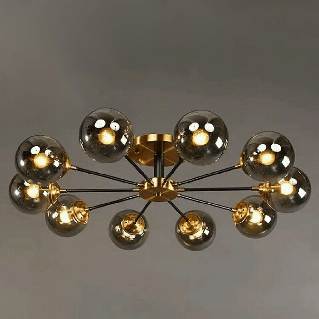 Magic Bean Molecular Chandelier Living Room Ceiling Light Modern Glass Ball Lamp-Nobipets