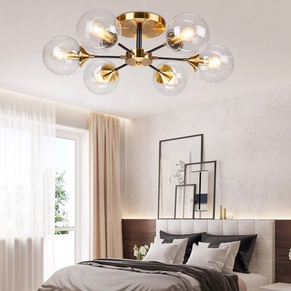 Magic Bean Molecular Chandelier Living Room Ceiling Light Modern Glass Ball Lamp-Nobipets