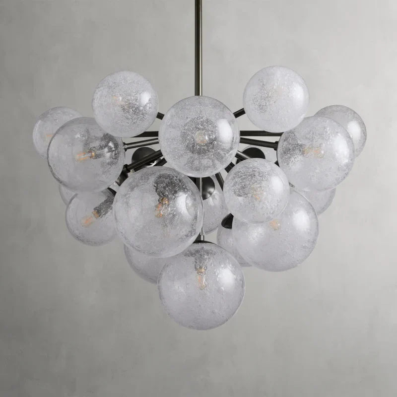 Mandoza Round Chandelier-Nobipets