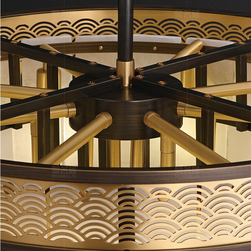 Marble Lorry Multi-layer Classic Chandelier-Nobipets