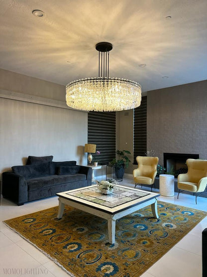 Marigan K9 Crystal Round Chandelier 36"-Nobipets