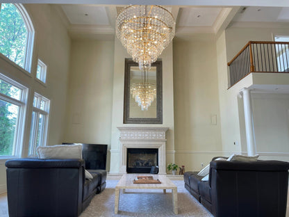 Marigan K9 Crystal Round Chandelier 36"-Nobipets