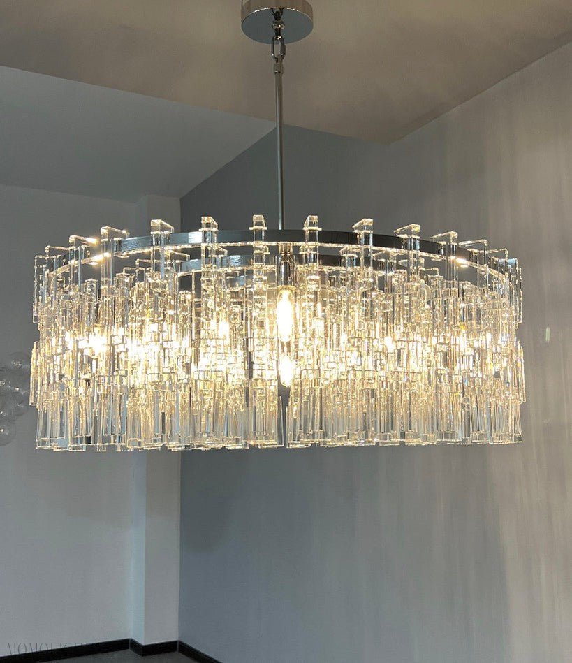 Marigan K9 Crystal Round Chandelier 48"-Nobipets