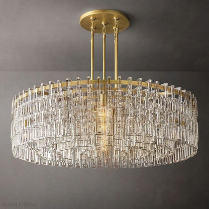 Marigan K9 Crystal Round Chandelier 48"-Nobipets