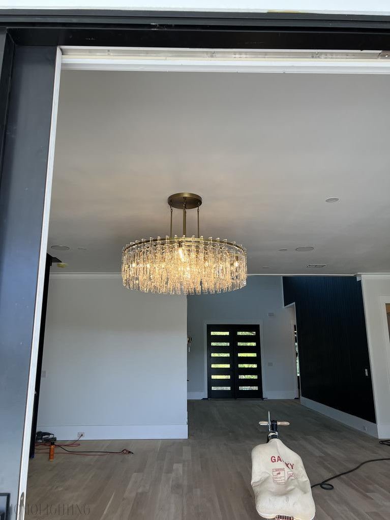 Marigan K9 Crystal Round Chandelier 48"-Nobipets