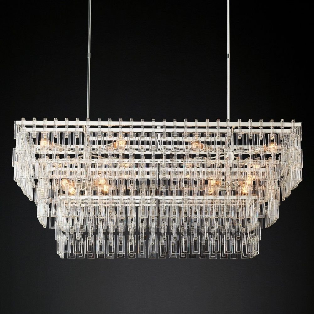 Marigan Rectangle Chandelier-Nobipets