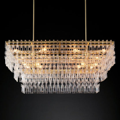 Marigan Rectangle Chandelier-Nobipets