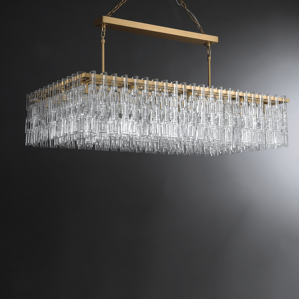 Marigan Rectangle Chandelier-Nobipets