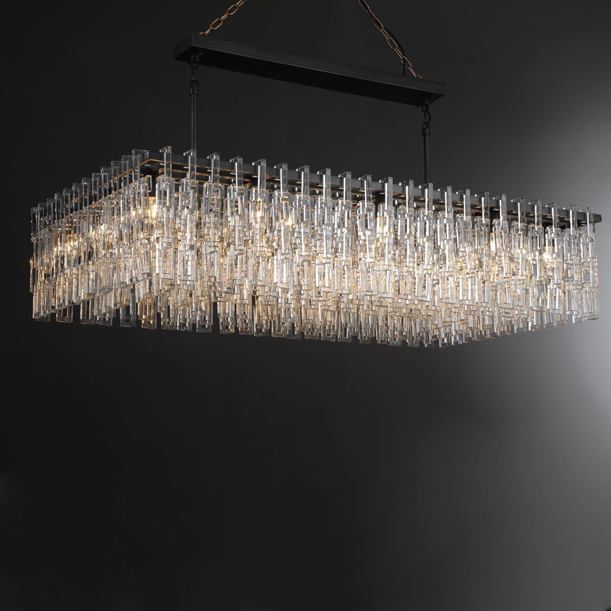 Marigan Rectangle Chandelier-Nobipets