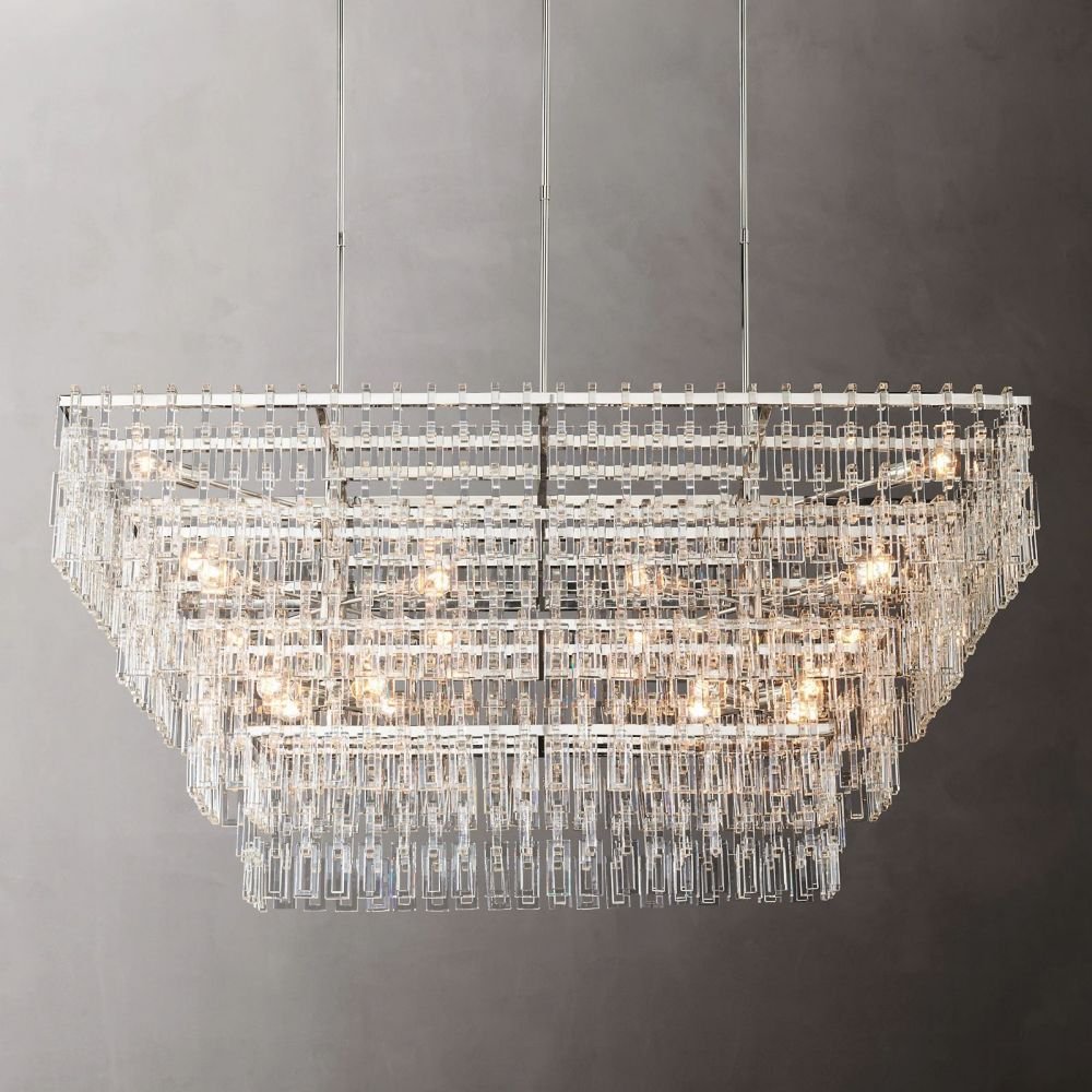 Marigan Rectangle Chandelier-Nobipets