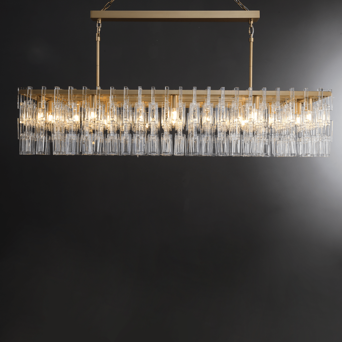 Marigan Rectangle Chandelier-Nobipets