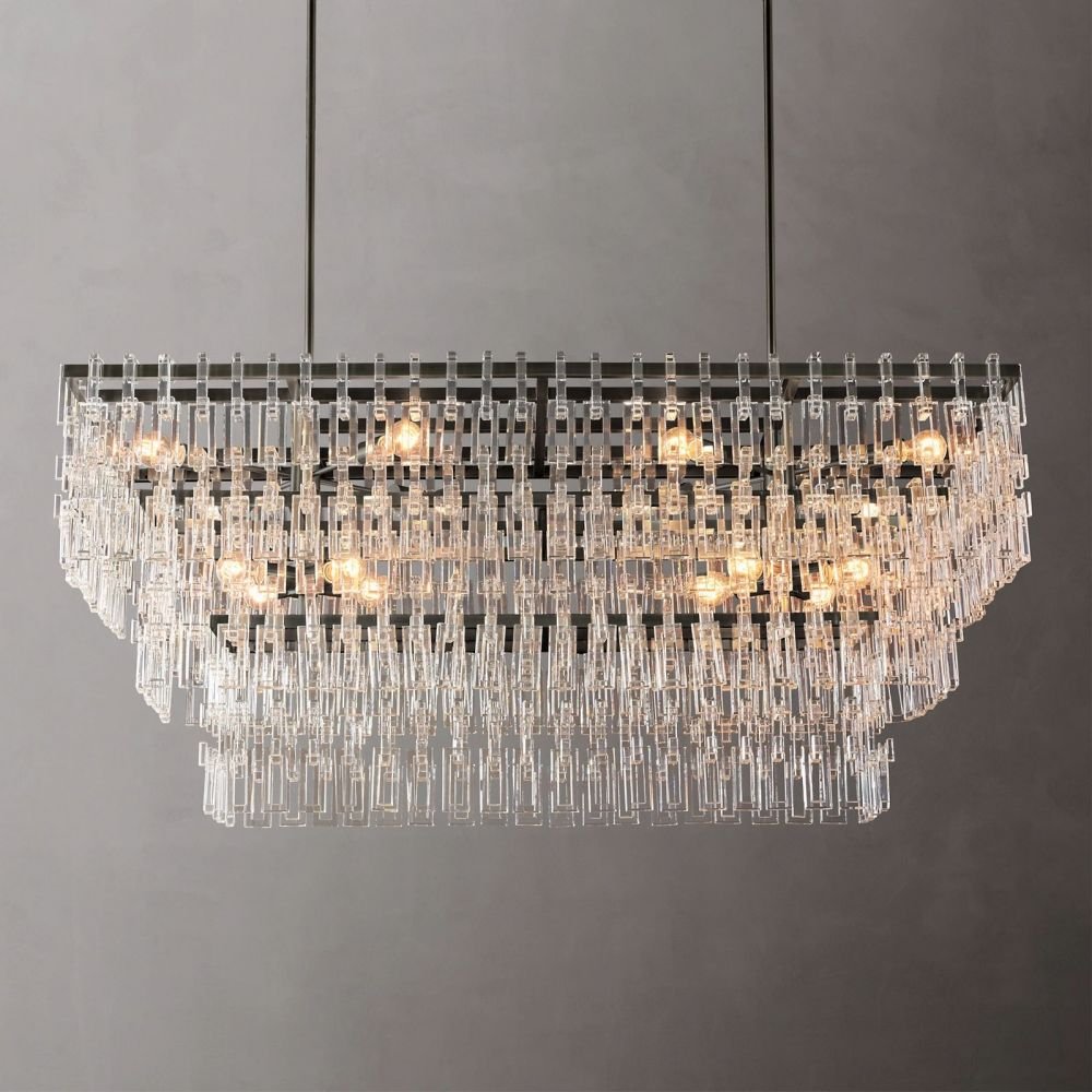 Marigan Rectangle Chandelier-Nobipets
