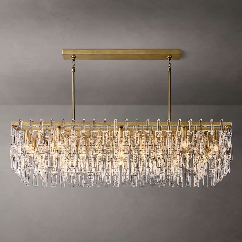 Marigan Rectangle Chandelier-Nobipets