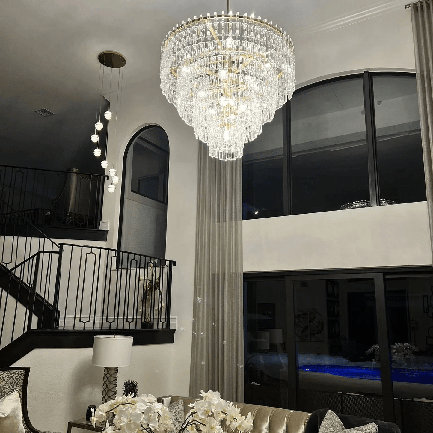 Marigan Round Chandelier-Nobipets